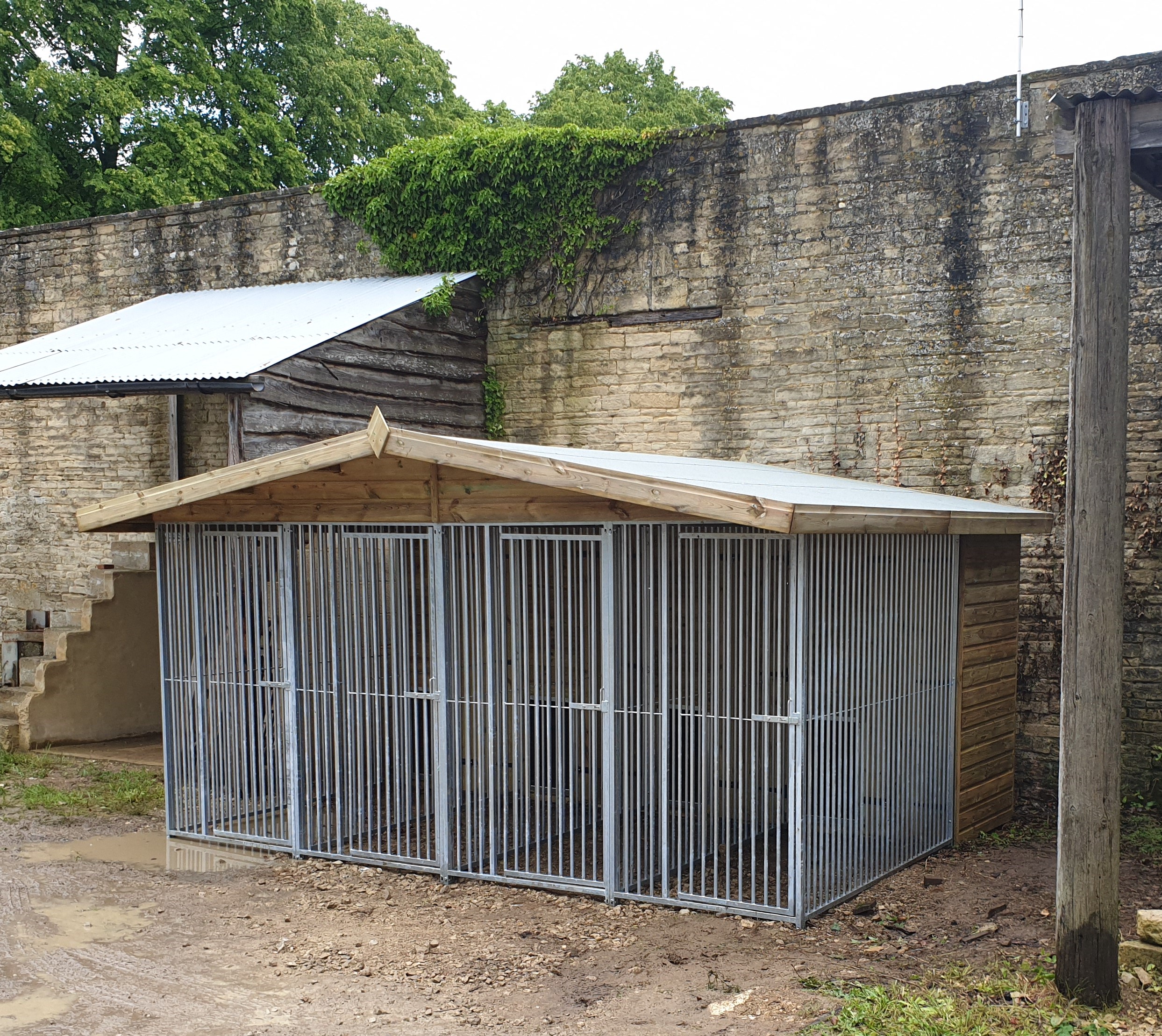 Four Bay Kennel 13x813x12ft benchmarkkennels