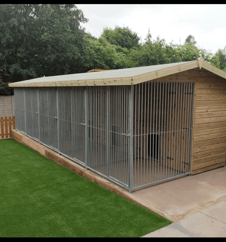 Five Bay Dog Kennel 20x820x12ft benchmarkkennels