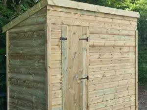 8 x 7 ft Shed with Pent Roof