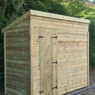 8 x 7 ft Shed with Pent Roof