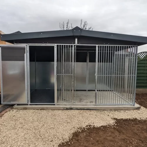 10x6.5ft Single WPC front view door open