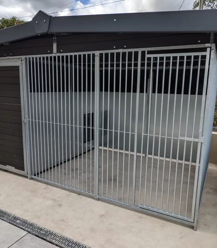 10 X 8 ft Single Eco Thermal Plastic Dog Kennel