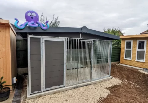 10x6.5ft single WPC door closed