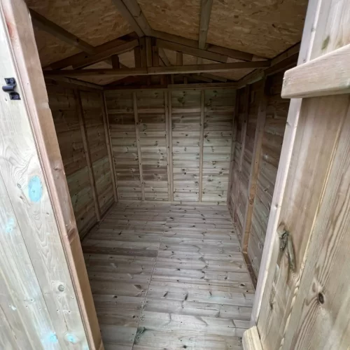 6x8ft Shed internal