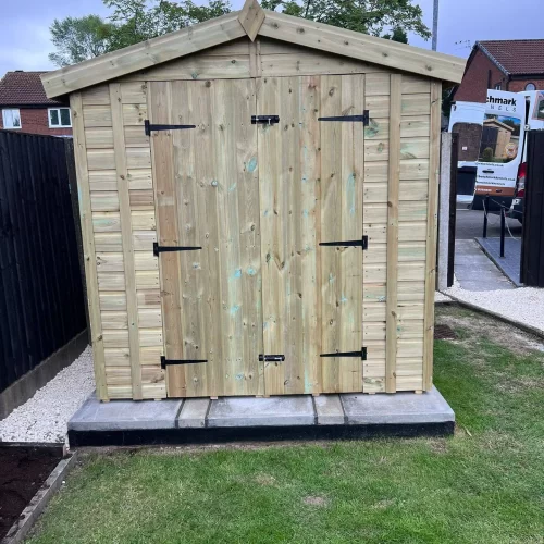6x8ft Shed